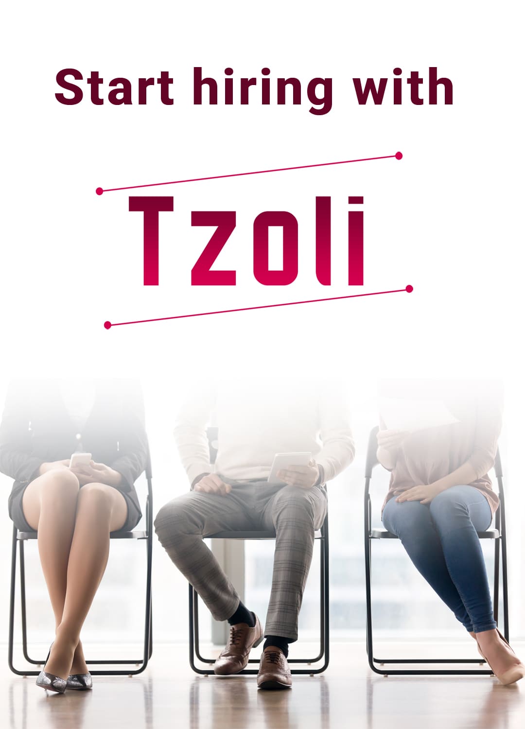 People sit in a waiting room